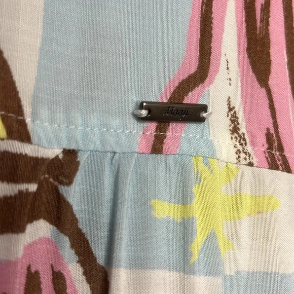 Maaji Anthropologie Seashore Fest Blake Novelty Print Beach Resort Wear Coverup - Picture 6 of 15